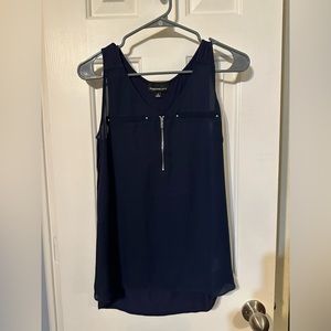 Fortune Ivy Navy Blue Blouse